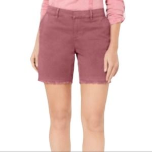 Style & Co Mid Rise Cut Off Raw Hem Shorts